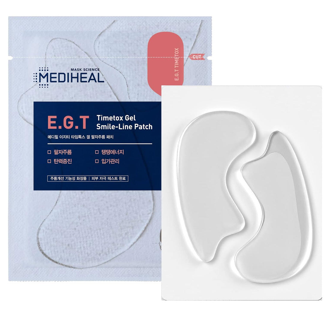 MEADHEAL E.G.T Timetox Gel Smile-line Patch 13.7g (1.37g x 2 / 5sheets)