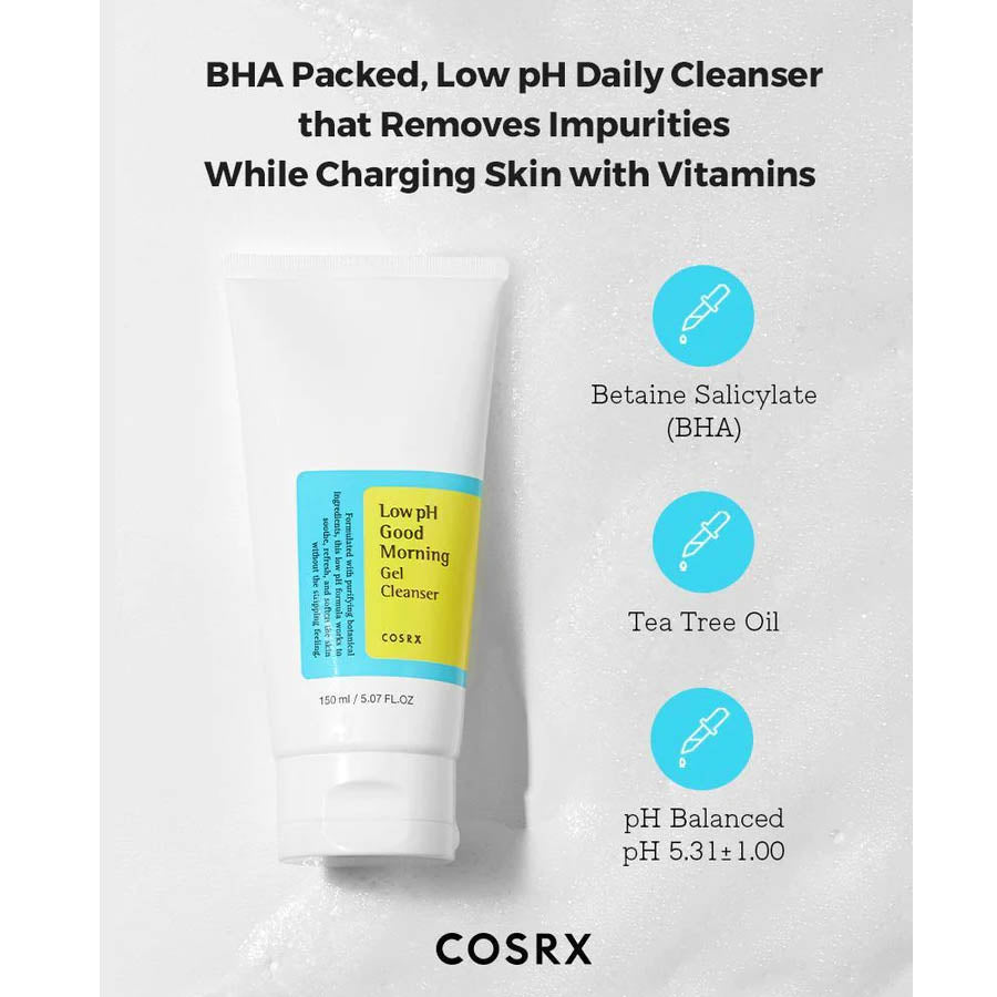 COSRX Low pH Good Morning Gel Cleanser 5.07 fl.oz / 150ml