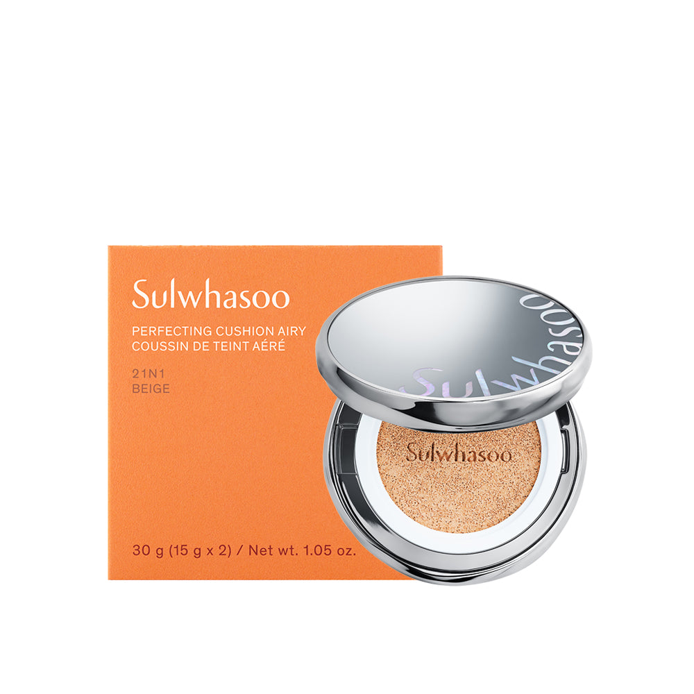 Sulwhasoo Perfecting Cushion Airy SPF50+/PA+++ 15g x 2 (7 colos)