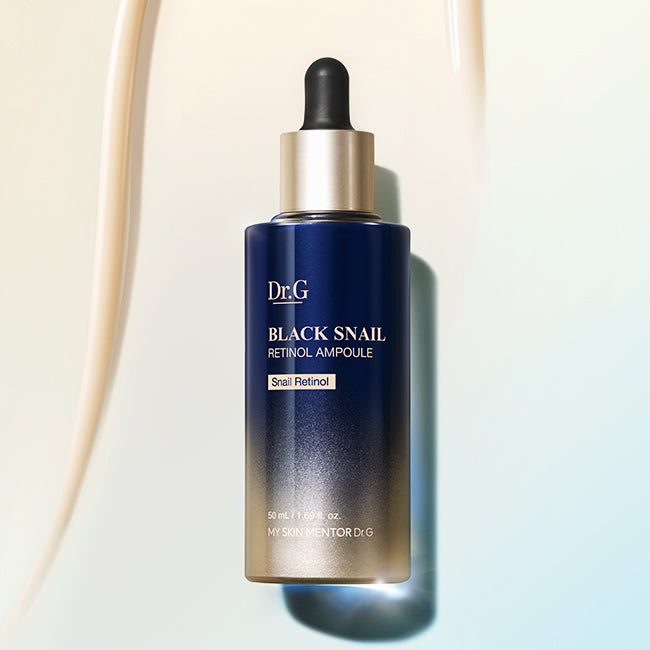Dr.G Black Snail Retinol Ampoule Special Set - Ampoule 50mL+ Cream 15mL