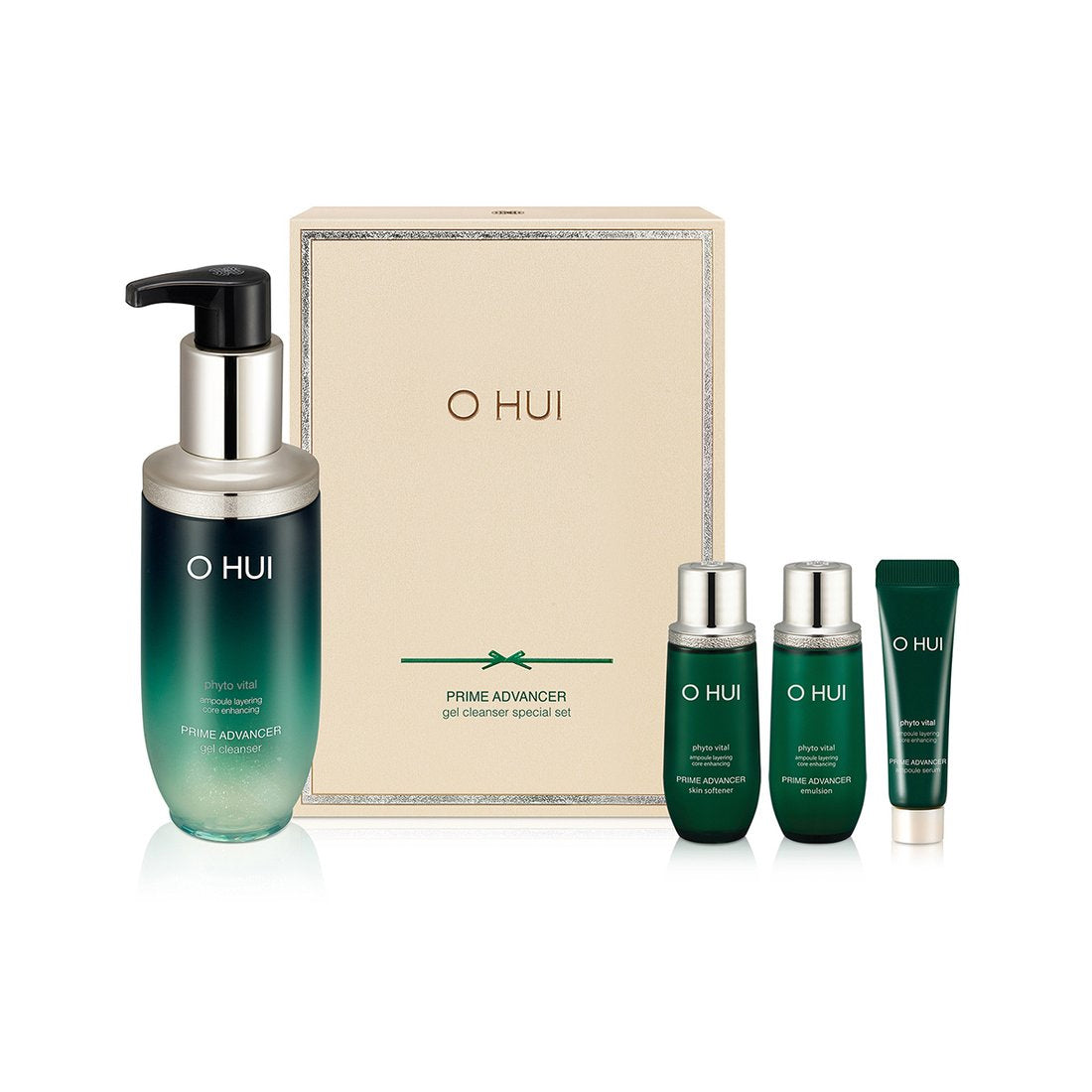 OHUI PRIME ADVANCER Gel Cleanser Set - Gel to Foam Cleanser