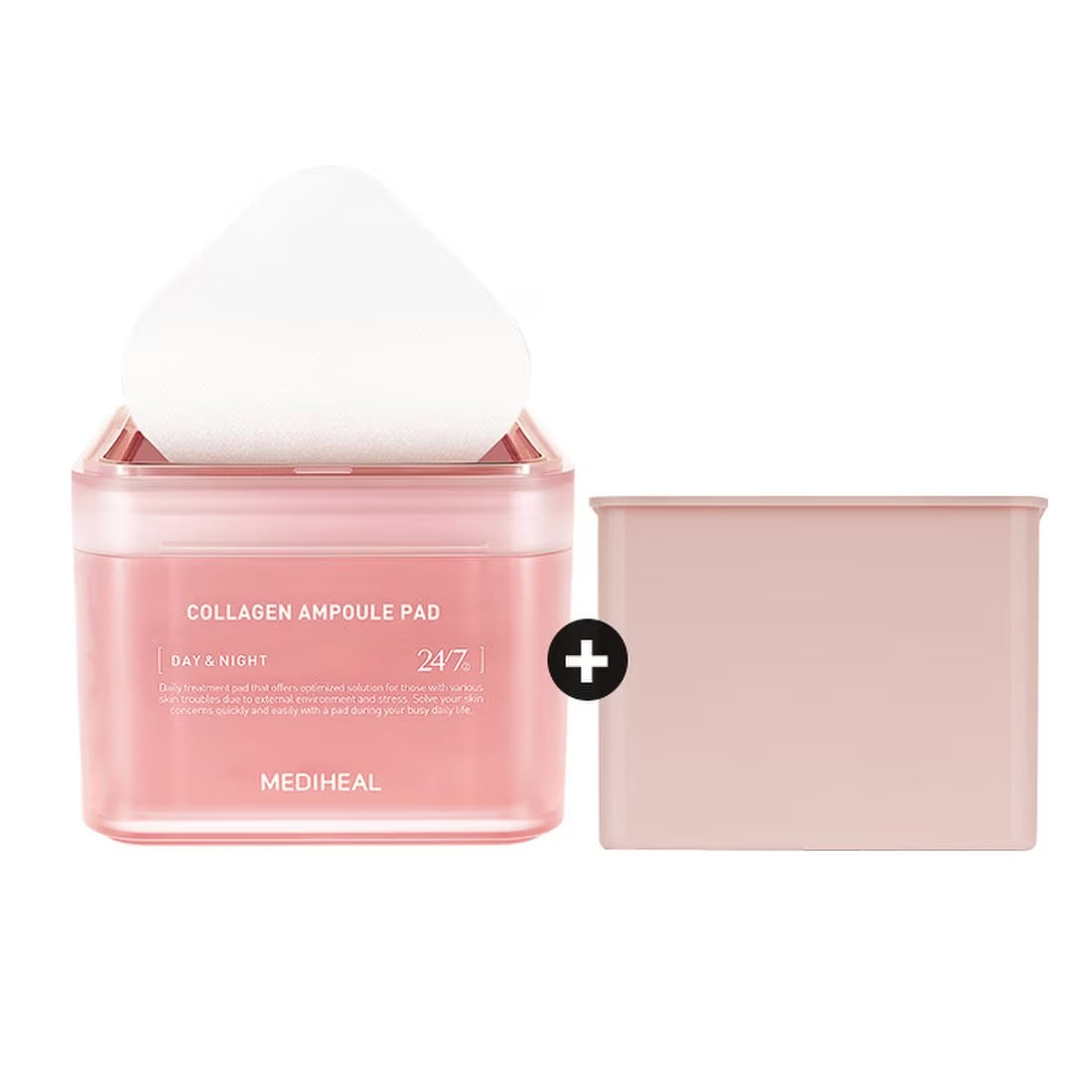 MEDIHEAL Collagen Ampoule Pad 100 Pads + Refill 100 Pads