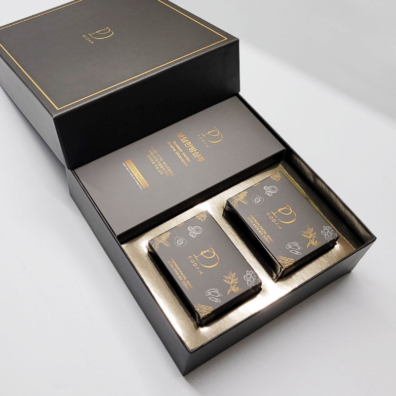 BODAM Herbs Aroma Shampoo & Medicinal Herbs Soap Set