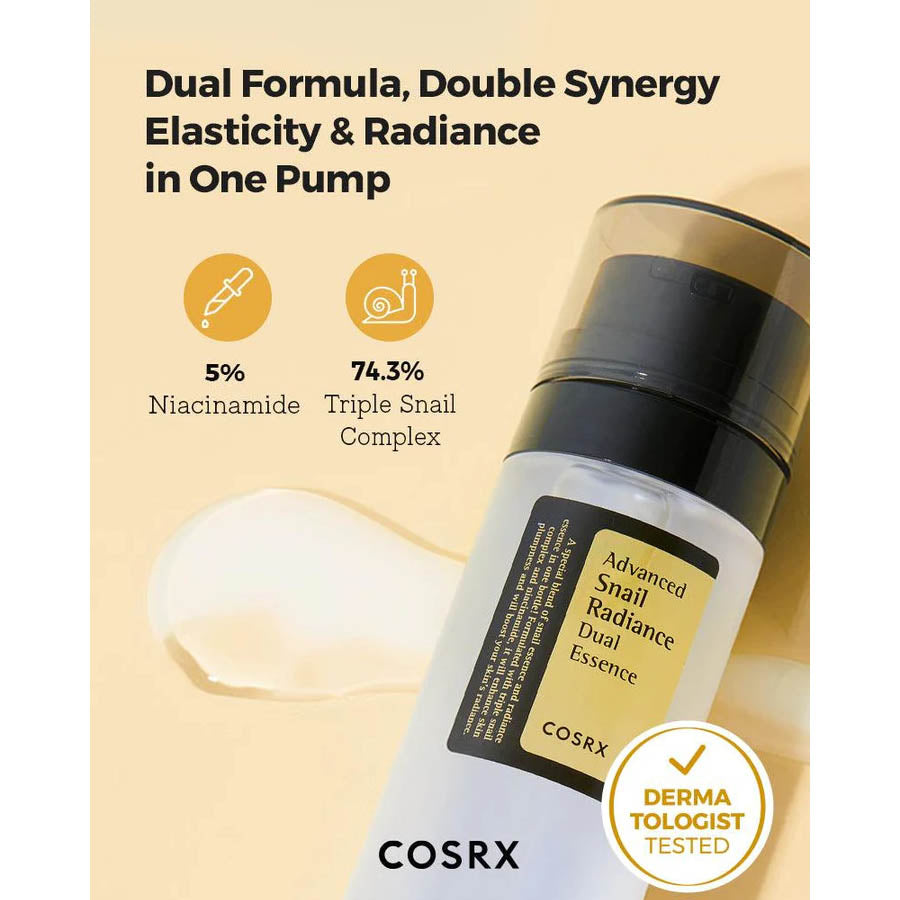 COSRX Advanced Snail Radiance Dual Essence 2.70 fl.oz / 80ml