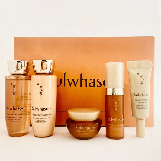 Sulwhasoo Concentrated Ginseng Anti Aging Kit (5 Items) Anti Wrinkle