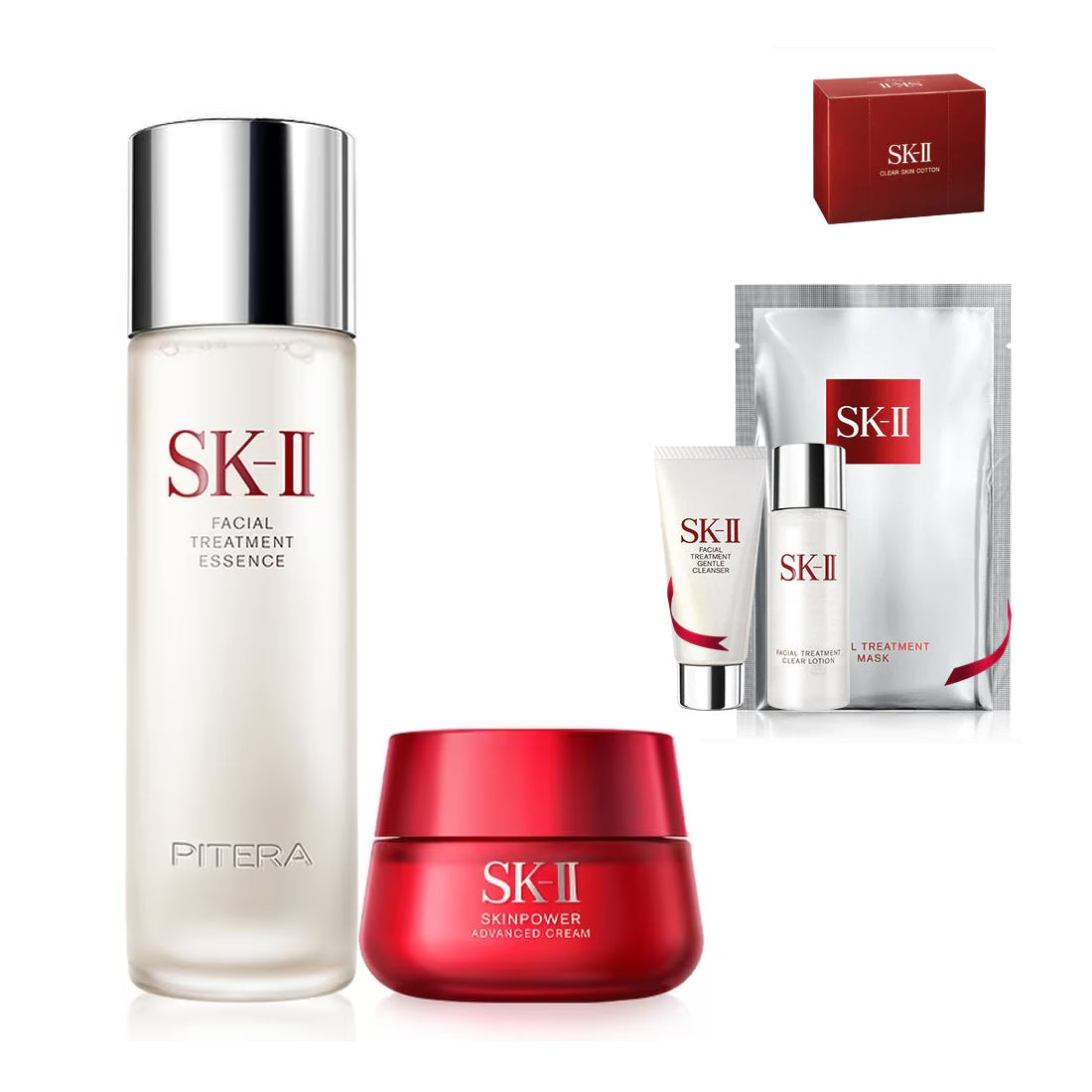 SK-II SK2 PITERA Facial Treatment Essence 230ml Skinpower Cream 80g Se ...