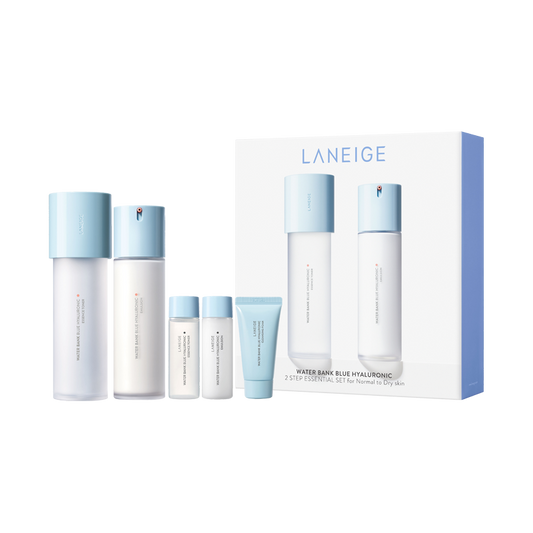 LANEIGE Water Bank Blue Hyaluronic 2 Step Essential Set for Normal to Dry skin 160mL + 120mL
