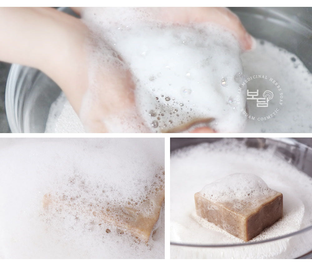 BODAM Medicinal Herbs Soap Set, Korean Natural Herbal Soap